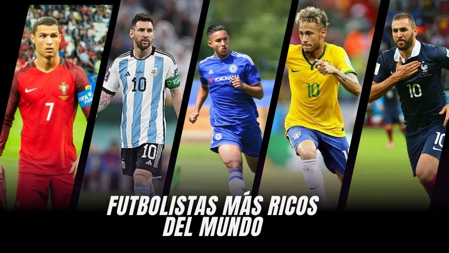 Los 10 Futbolistas Más Ricos del Mundo | Clasificado Actualmente